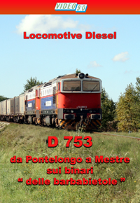 Locomotive Diesel D 753 da Pontelongo a Mestre sui binari "delle barbabietole"